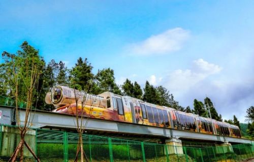 鰼部森林小火车 尽享悠闲时光