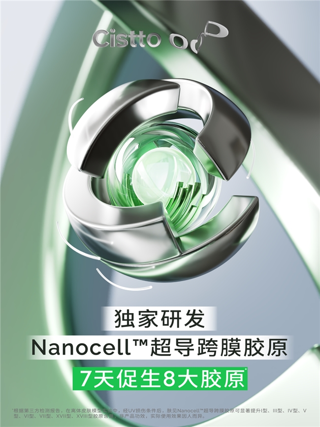 肤见双明星单品重磅登场，以 Nanocell超导跨膜胶原建立油类抗衰新标杆